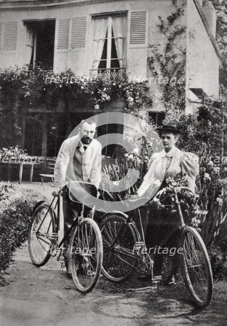 Pierre and Marie Curie, French physicists, 1906. Artist: Unknown