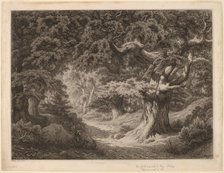 Le Charlemagne (forêt de fontainebleau), 1861. Creator: Eugene Blery.
