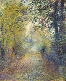 In the Woods, c. 1880. Artist: Renoir, Pierre Auguste (1841-1919)