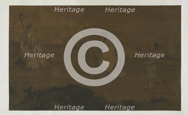 Zhongli Quan Seeking the Dao, Ming dynasty, 15th century. Creator: Unknown.