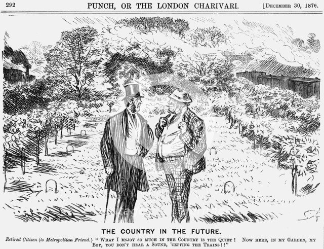 'The Country in the Future', 1876.  Artist: Charles Samuel Keene