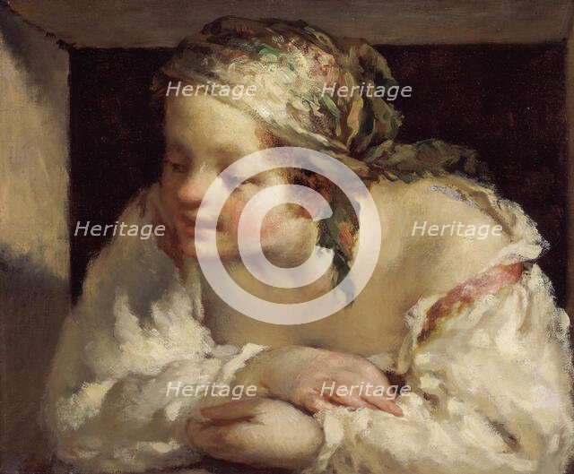 Young Woman, 1844/45. Creator: Jean Francois Millet.