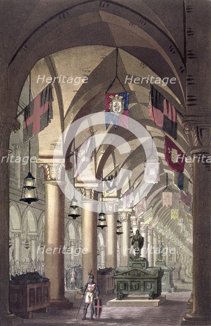 'Tombs of the Knights Templar', c1820-1839.  Artist: Alessandro Sanquirico