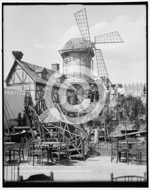 The Windmill, Hammerstein's Paradise Gardens, New York, between 1900 and 1906. Creator: Unknown.