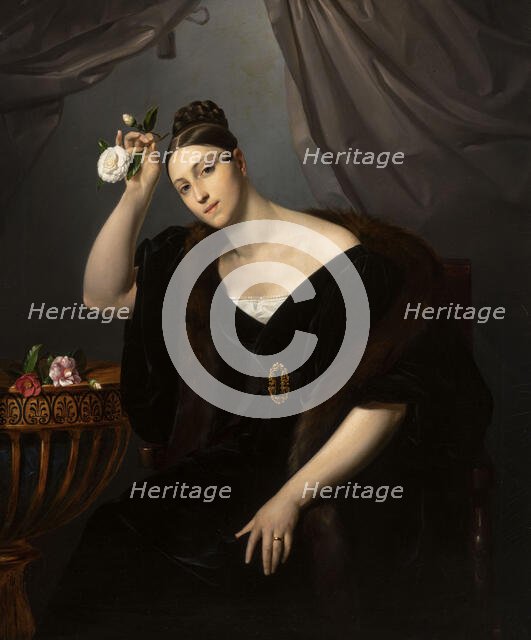 Matilde Bacon Pirovano Visconti, c.1837-1840. Creator: Hayez, Francesco (1791-1882).