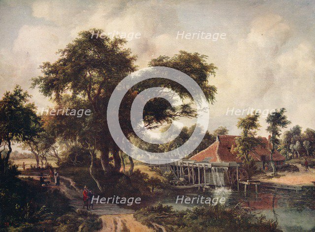 'Landscape with a Watermill', c1665, (c1915). Artist: Meindert Hobbema.