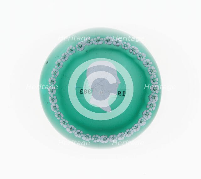 Paperweight, Clichy, Mid 19th century. Creator: Clichy Glassworks.