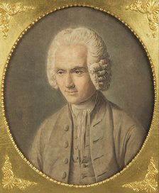 Portrait of Jean-Jacques Rousseau (1712-1778).