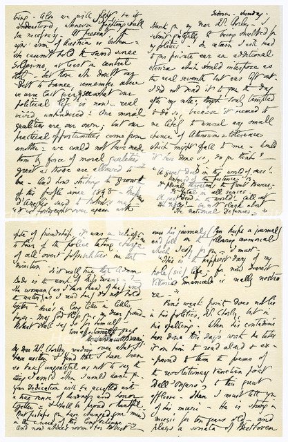 Letter from Elizabeth Barrett Browning to Henry F Chorley, 1859.Artist: Elizabeth Barrett