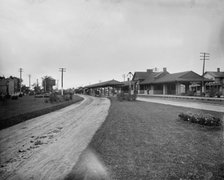Elmhurst, Ill., C. & N.W. Ry. [Chicago and North Western Railway] Station, between 1880 and 1899. Creator: Unknown.