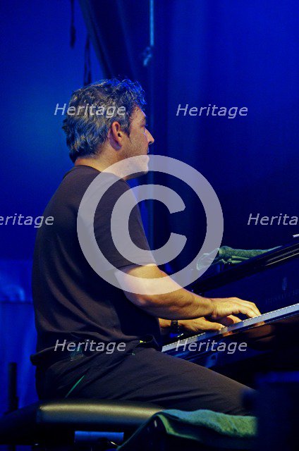 Joey Calderazzo, American pianist, Love Supreme Jazz Festival, Glynde, East Sussex.  Artist: Brian O'Connor