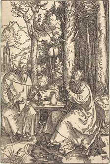 Saint Anthony and Saint Paul in the Wilderness, c. 1504. Creator: Albrecht Durer.
