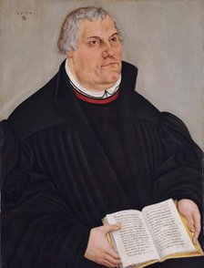 Portrait of Martin Luther, 1559. Creator: Lucas Cranach the Younger