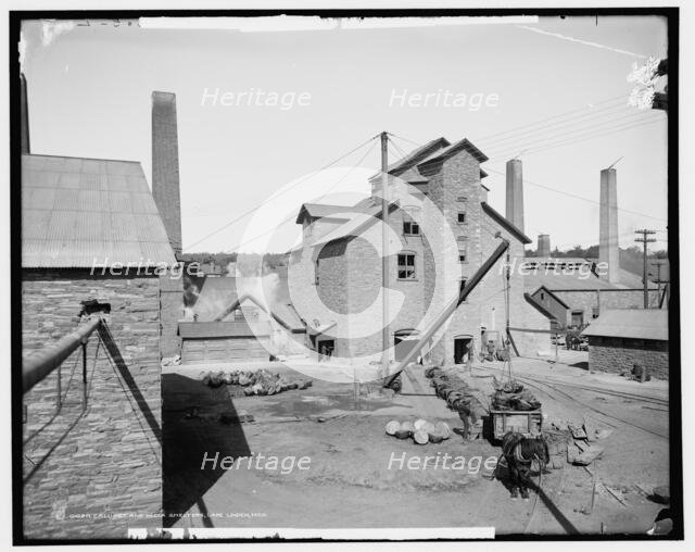 Calumet and Hecla smelters, Lake Linden, Mich., between 1900 and 1906. Creator: Unknown.