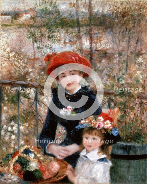 'Two Sisters (On the Terrace)', 1881.  Artist: Pierre-Auguste Renoir