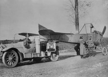 German aeroplane transport, 13 Apr 1915. Creator: Bain News Service.