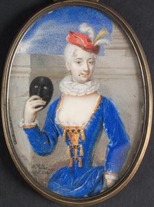 Portrait of Princess Wilhelmine Charlotte of Hesse-Kassel (1695-1722), 1714. Creator: Møller, Andreas (1684-c. 1762).