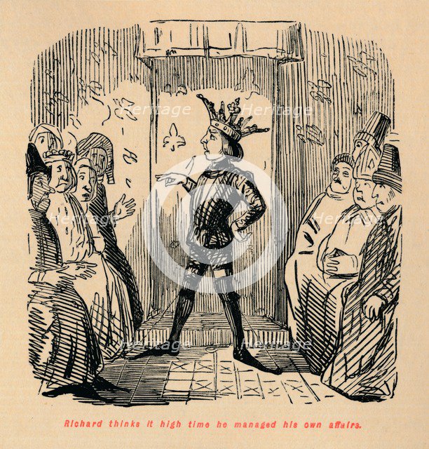'Richard thinks it high time he managed his own affairs', c1860, (c1860). Artist: John Leech.