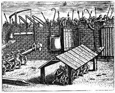 Roman siege warfare, 1605. Artist: Unknown