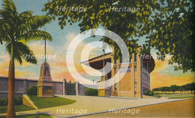 'Municipal Stadium, Barranquilla', c1940s. Artist: Unknown.