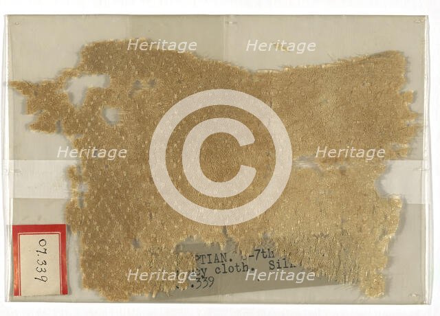 Fragment, Egypt, Arab period (641-969)/Fatimid period (969-1171)/Ayyubid period (1171-1250)... Creator: Unknown.