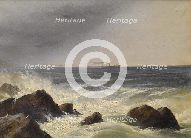 On the Atlantic, 19th century. Creator: Charles Lanman.