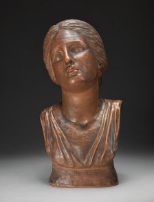 Bust of Niobe's Daughter, after the Antique, 1780. Creator: Anne Seymour Damer.