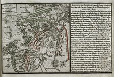Seven Years War (1756-1763): Third Silesian War - map of the Battle of Breslau, 1757 (1765). Creator: Jean de Beaurain.