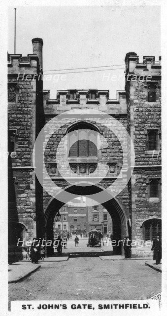 St John's Gate, Clerkenwell, London, c1920s. Artist: Unknown