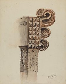 Harp, c. 1939. Creator: Grace Thomas.