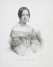 Caroline Botgorschek, 1839. Creator: Ernst Oertel.