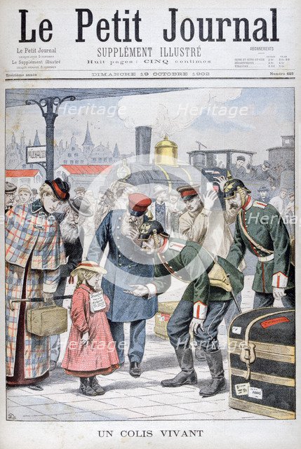 A living parcel, Germany, 1902. Artist: Unknown