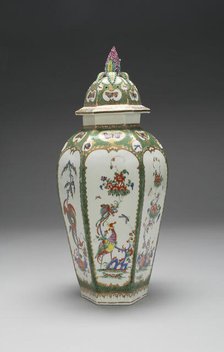 Vase, Bristol, c. 1760/65. Creator: Bristol Porcelain Factories.