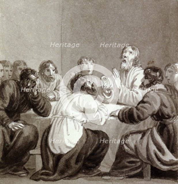'The Last Supper', c1810-c1844. Artist: Henry Corbould 