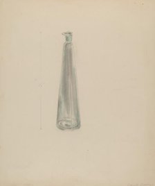 Medicine Bottle, c. 1936. Creator: Donald Streeter.