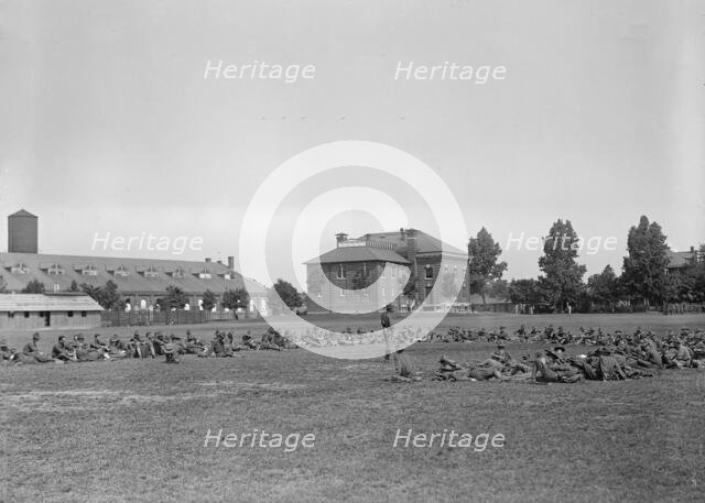Fort Myer Officers Training Camp, 1917. Creator: Harris & Ewing.