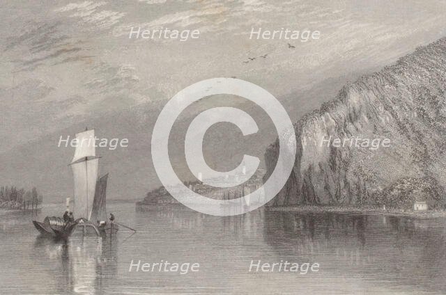 Coteaux de Mauves, 1833. Creator: JMW Turner.