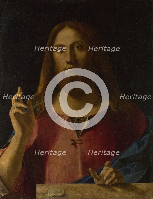 Salvator Mundi, ca 1510-1520. Artist: Diana, Benedetto (1460-1525)