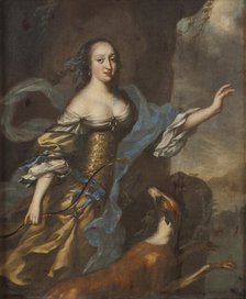 Anna Dorotea, 1640-1713, Princess of Holstein-Gottorp, Abbess of Quedlingburg, c.1661. Creator: David Klocker Ehrenstrahl.