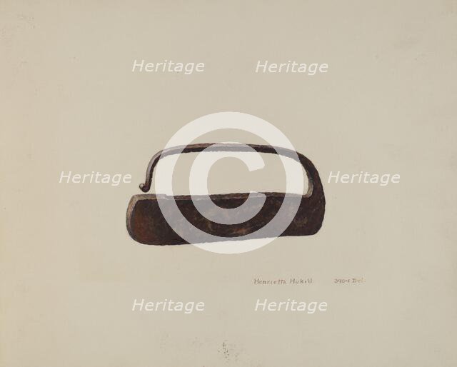 Flint Striker, c. 1939. Creator: Henrietta S. Hukill.