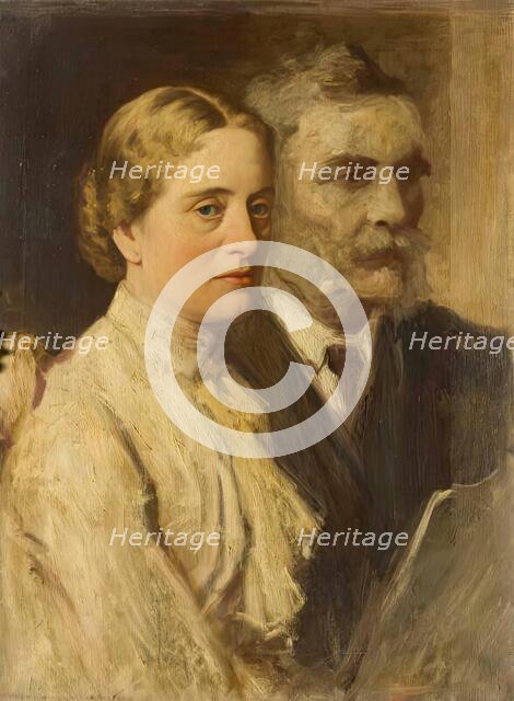 Sketch of Mr and Mrs Orr-Ewing, 1884. Creator: George Reid.