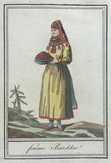 Costumes de Différents Pays, 'Femme Baschkir', c1797. Creators: Jacques Grasset de Saint-Sauveur, LF Labrousse.