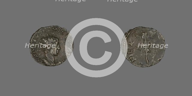 Coin Portraying Emperor Tetricus II, after 267. Creator: Unknown.
