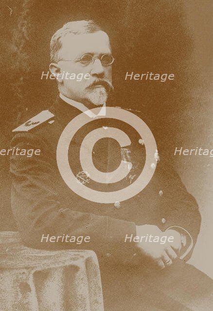 Vice-Admiral Vasily Alexandrovich Kanin (1862-1927), commander of the Russo-Baltic Fleet. Creator: Anonymous.