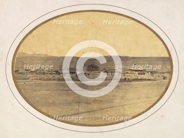 Fort Laramie, Wyoming, ca. 1866. Creator: Attributed to Ridgway Glover (.