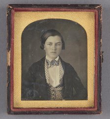 Portrait of a Young Boy, 1851-1853. Creator: John J Outley.