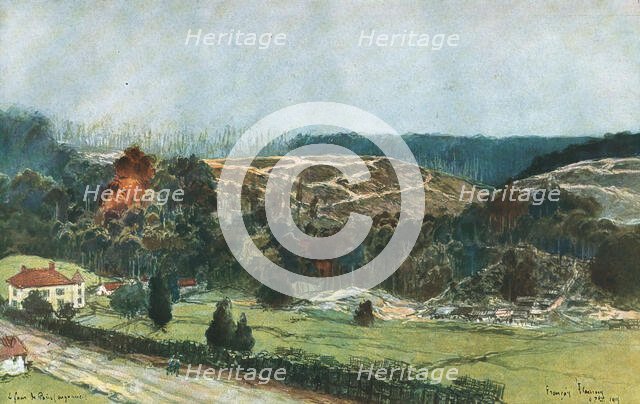 ''En Argonne; Le Four de Paris', 1915. Creator: Francois Flameng.
