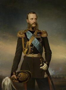Portrait of Grand Duke Michael Nikolaevich of Russia (1832-1909), Early 1860s. Artist: Anonymous  