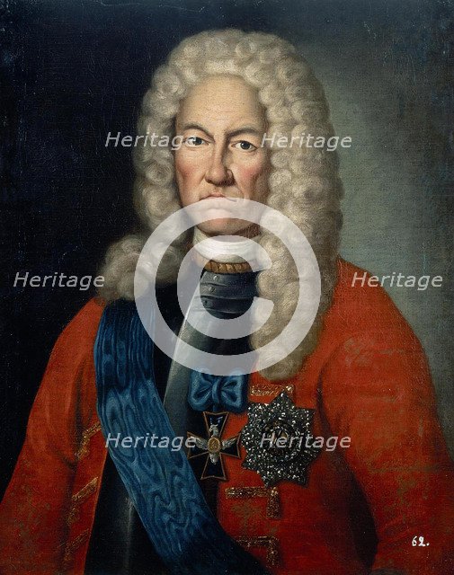 Portrait of Jacob Daniel Bruce (1669-1735), First third of 18th century. Artist: Anonymous  