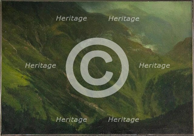 Mountain Gorge, 19th century. Creator: Albert Bierstadt.